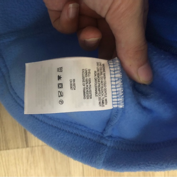 Columbia Blue Fleece Vest - Picture 4 of 8